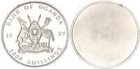 Uganda 1000 Shillings UGANDA 1000 Shillings 1997 einseitige Präsentationsprobe -