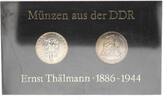 DDR 2 x 10 Mark Themensatz Ernst Thälmann -