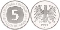 Deutschland / Bundesrepublik 5 Mark 5 DM Kursmünze 1999A TOP-Erhaltung - Seltenes Jahr Polierte Platte (PP, Proof) -