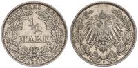 Deutsches Kaiserreich 1/2 Mark Halbe Mark - Silber -
