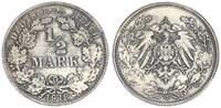 Deutsches Kaiserreich 1/2 Mark Halbe Mark - Silber (2) -