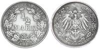 Deutsches Kaiserreich 1/2 Mark Halbe Mark - Silber (4) -