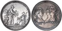 Spanien AR Medaille im Gewicht von 2 Talern Spanien Silbermedaille 1780 Carlos Y. Luisa de Borbon -
