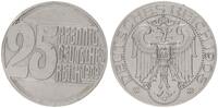 Kaiserreich / 25 Pf. Probeprägung 25 Pfennig Probe zum 25Pf. J.18 1908 / 1909 ohne Mzz. Kupfer-Nickel vz -