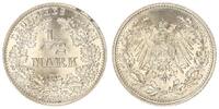 Deutsches Kaiserreich 1/2 Mark 1/2 Mark Silber - Deutsches Kaiserreich -