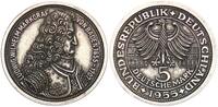 Deutschland - BRD 5 Mark Probeprägung BRD außerordentlich seltene 5 DM Probeprägung 1955 Markgraf von Baden -