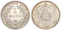 Deutsches Kaiserreich 1 Mark 1 Reichsmark großer Adler J.17 Deutsches Kaiserreich -