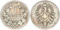 Deutsches Kaiserreich 1 Mark Kaiserreich 1 Mark Kursmünze J. 9 -