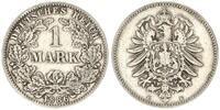 Deutsches Kaiserreich 1 Mark Kaiserreich 1 Mark Kursmünze J. 9 -