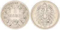 Deutsches Kaiserreich 1 Mark Kaiserreich 1 Mark Kursmünze J. 9 -