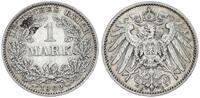 Deutsches Kaiserreich 1 Mark Kaiserreich 1 Mark Kursmünze J.17 Silbermünze großer Adler -