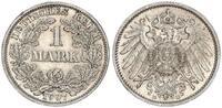 Deutsches Kaiserreich 1 Mark Kaiserreich 1 Mark Kursmünze J.17 Silbermünze großer Adler -