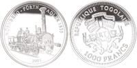 Togo 1000 Francs Togo 1000 Francs 2005 Eisenbahn Nürnberg/Fürth -