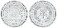 Deutschland / DDR 5 Pfennig 5 Pfennig DDR 1982 fast prägefrisch, matt selten in dieser Erhaltung -
