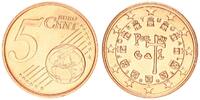Portugal 5 Cent Portugal 5 Cent Kursmünze 2002 prägefrisch -