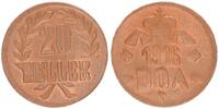 Kolonien Deutsch-Ostafrika 20 Heller Deutsch-Ostafrika 20 Heller J.727 Bronze prfr. 12,1g -