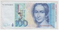 Deutschland 100 DM Banknote 1996 Serie KL/Z, Clara Schumann -
