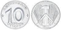 Deutschland / DDR 10 Pfennig 10 Pfennig DDR 1953 E seltenes Jahr / Münzzeichen -
