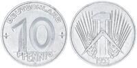 Deutschland / DDR 10 Pfennig 10 Pfennig DDR 1953 E seltenes Jahr / Münzzeichen -