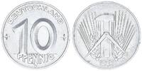 Deutschland / DDR 10 Pfennig 10 Pfennig DDR 1953 E seltenes Jahr / Münzzeichen -