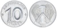 Deutschland / DDR 10 Pfennig 10 Pfennig DDR 1953 E seltenes Jahr / Münzzeichen -