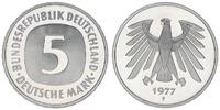 Deutschland / Bundesrepublik 5 Mark 5 DM Kursmünze 1977F TOP-Erhaltung ! Polierte Platte (PP, Proof) -