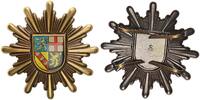 BRD Uniformteil Mützenstern Polizei Saarland mit Hersteller -