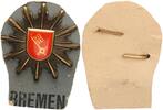 BRD Uniformteil Mützenstern Polizei Bremen -