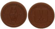 Deutschland Porzellanmedaille Deutsche Erden Meissen Porzellan Medaille Jahresschau Deutscher Arbeit Dresden 1922 prfr. -