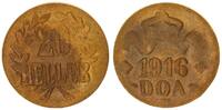Kolonien Deutsch-Ostafrika 20 Heller Deutsch-Ostafrika 20 Heller 1916 T J.725 Messinglegierung -