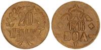 Kolonien / Deutsch-Ostafrika 20 Heller Kolonien Deutsch-Ostafrika 20 Heller 1916T J.727b Messing, 11,86g -