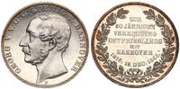 Hannover 1 Taler Hannover 1 Taler 1865 B - zur Vereinigung Ostfrieslands mit Hannover - prooflike -