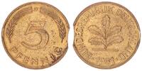 Deutschland 5Pfennig Fehlprägung BRD 5 Pfennig 1981 D Fehlprägung: Zainende -