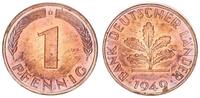 Deutschland - BRD 1 Pfennig BRD 1 Pfennig 1949 D - Bank Deutscher Länder -