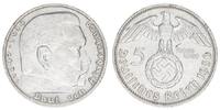 Drittes Reich - Deutschland 5 Mark Reichsmark 3. Reich 5 Mark Hindenburg 1936 J kleine Auflage -