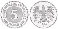 Deutschland / Bundesrepublik 5 Mark 5 DM Kursmünze 1976F TOP-Erhaltung ! Polierte Platte (PP, Proof) -