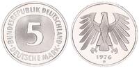 Deutschland / Bundesrepublik 5 Mark 5 DM Kursmünze 1976D TOP-Erhaltung ! Polierte Platte (PP, Proof) -