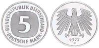 Deutschland / Bundesrepublik 5 Mark 5 DM Kursmünze 1977D TOP-Erhaltung ! Polierte Platte (PP, Proof) -