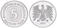 Deutschland / Bundesrepublik 5 Mark 5 DM Kursmünze 1977J TOP-Erhaltung ! Polierte Platte (PP, Proof) -