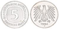 Deutschland / Bundesrepublik 5 Mark 5 DM Kursmünze 1984F TOP-Erhaltung ! Polierte Platte (PP, Proof) -