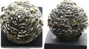 Israel Karshi 925 SC Silber Jerusalem Panorama Skulptur Karshi 925 SC Silber Jerusalem Panorama Skulptur Briefbeschwerer Judaica -