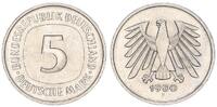 Deutschland / Bundesrepublik 5 Mark 5 DM Kursmünze 1980 F TOP-Erhaltung ! prägefrisch-stempelglanz -