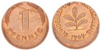 Deutschland 1 Pfennig 20 % dezentriert BRD 1 Pfennig 1969 G Fehlprägung: 20% dezentriert -