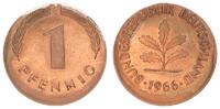 Deutschland 1 Pfennig 10-15 % dezentriert BRD 1 Pfennig 1966 G Fehlprägung: 10-15% dezentriert UNC-.