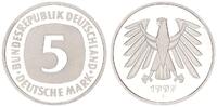 Deutschland / Bundesrepublik 5 Mark 5 DM Kursmünze 1997 J TOP-Erhaltung - Seltenes Jahr -