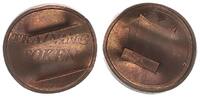Frankreich/Österreich Vorläufer,Testprobe <i>1Cent</i> Training Token Frankreich 1 Cent Training Token (2001) Testmünze im Vorfeld der Europroduktion -