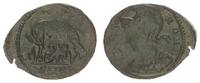 Römisches Reich - Kaiserzeit Bronze AE Constantinus I Wolf säugt Romulus und Remus - Urbs Roma -