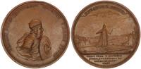 Russland - Bulgarien Bronzemedaille Medaille 1724 - Fürst - Landschaft mit Heiliger - Russen - Slaven -