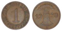 Deutschland / Weimar 1 Pfennig Weimar 1 Reichspfennig J.313 1930 E -