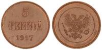 Finland 5 Pennniä Finnland / Russland 5 Penniä Kupfer 1917 -